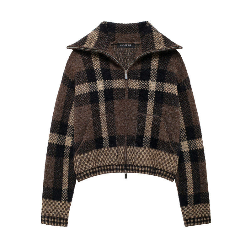 Autumn Sweater Round Neck Solid Color Loose Pullover